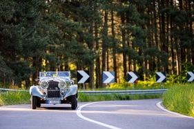 Bentley 3, Litre Vanden Plas (1934) - an der Mille Miglia 2014