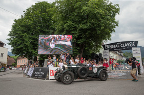 Bentley 4 1/2 Litre Supercharged (1929) - mit Startnummer 004 an der Ennstal-Classic 2017