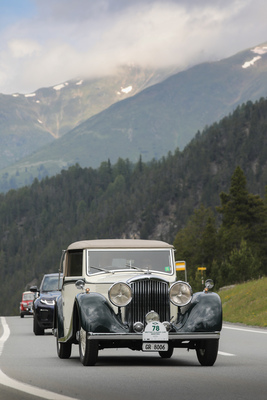 Bentley 4 1/4 Litre Cabrioelt Park Ward (1936) - 30. BCCM St. Moritz “Safari Edition” 2024