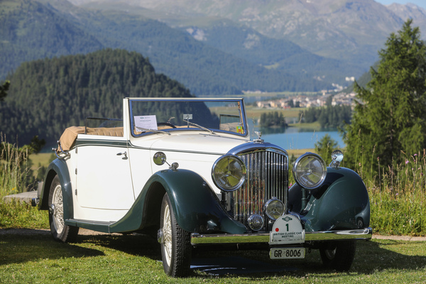 Bentley 4 1/4 Litre Convertible Park Ward (1936) - 29. British Classic Car Meeting St. Moritz 2023