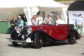 Bentley 4 1/4 Litre Tourer (1935) - am British Classic Car Meeting St. Moritz 2015