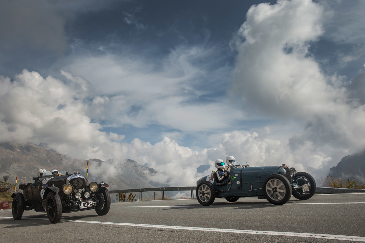 Bentley 4.5l (1929) - Bernina Granturismo hill climb 2020