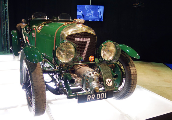 Bentley Blower mit Kennzeichen "RR 001" (Autojumble Luxemburg-Stadt 2018)