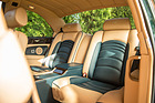 Bentley Continental R Le Mans (2001) - grosszügiges Fondabteil, aber trotz langem Radstand nur beschränkte Kopffreiheit