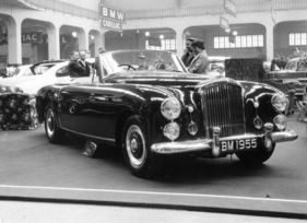 Bentley Continental R-Type Graber DHC (1955) - auch auf dem Genfer Automobilsalon von 1955 stellt Hermann Graber wieder ein Drophead Coupé aus
