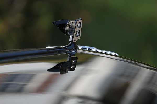 Bentley Corniche (1980) - Statt einer Spirit of Ecstasy ein geflügeltes B für Bentley