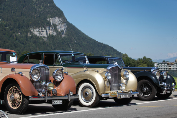 Image: Bentley classics as part of the club presence "100 years of Bentley" - British Car Meeting BCM in Mollis 2019