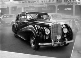 Bentley Mark VI Coupé Park Ward (1950) - auf dem Genfer Automobilsalon von 1950