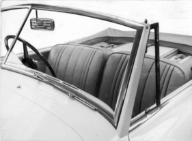 Bentley Mk VI Graber (1953) - Interieur des Graber-Cabriolets, das auf dem Automobilsalon von 1953 ausgestellt wurde