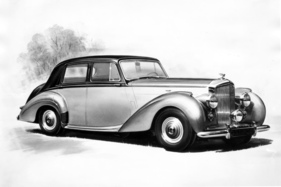 Bentley R Type Sports Saloon (1954) - von Bentley mit einem "essentially practical" Design hergestellt
