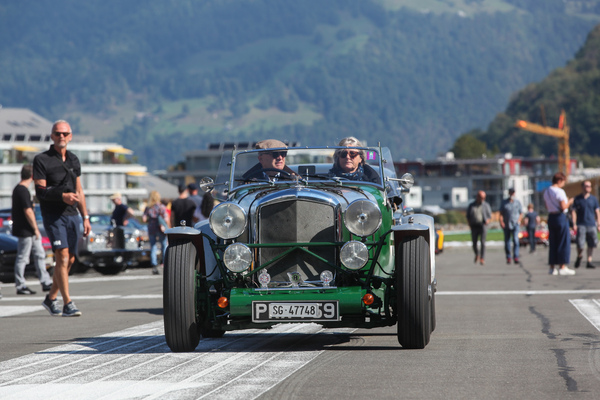 Bentley-Special in Grün - British Car Meeting (BCM) Mollis 2022
