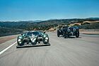 Bentley Speed 8 (2003) - zusammen mti Vorkriegs-Bentley in Laguna Seca