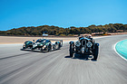Bentley Speed 8 (2003) - zusammen mti Vorkriegs-Bentley in Laguna Seca