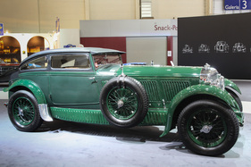 Bentley Speed Six "Blue Train" (1930) - dieser Wagen soll das Rennen gegen den berühmten "train bleu" zwischen Cannes und Calais/London angetreten und gewonnen haben, ganz sicher ist das aber nicht - Techno Classica 2015