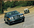 Bild: Bentley Turbo Brooklands (1992) - mit Rennstrecken-Hintergrund