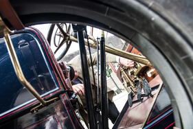 Benz & Cie Mannheim (1906) - bei der Besammlung und Abfahrt der Kronprinz Wilhelm Rasanz Fahrt in Schloss Krickenbeck