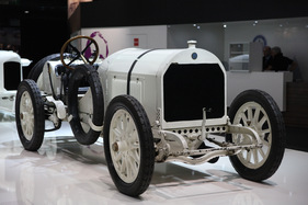Benz Grand-Prix_Wagen (1908) - auf dem Mercedes-Benz-Stand (Rétromobile 2013)