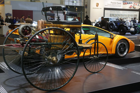 Benz Patent Dreirad (1886) - so begann die automobile Fortbewegung (Techno Classica 2013)