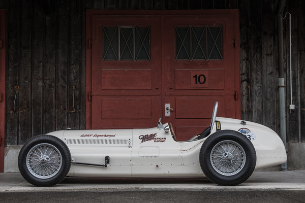 Bild Bereit für den Einsatz: Miller Indy-Car MR 003 Monoposto (1938) am Oldtimer GP Brugger Schachen 2019 - Starterfeld 5 «Vorkriegs- und historische Sportwagen»