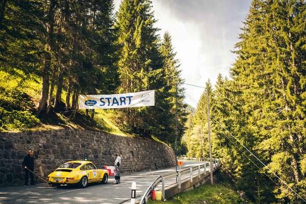 Bild: Bereit für den Start zum Bergrennen Arosa ClassicCar 2020