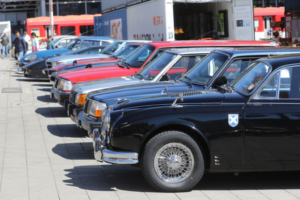 Bild: Bereit zur Weiterfahrt an andere Historic Vehicle Days Veranstaltungen - SHVF-Delegiertenversammlung am 27. April 2024