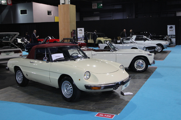 Bereits verkauft war dieser Alfa Romeo Spider im Privatmarkt - Rétromobile Paris 2020