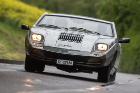 Bergfahrt der Marcos-Sportwagen - Bergfahrt der Marcos-Sportwagen - Marcos Mantis der anbrechenden Achtzigerjahre - GP Mutschellen 2016