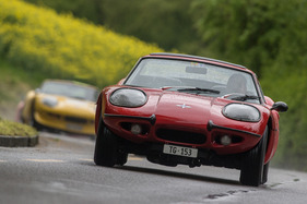 Bergfahrt der Marcos-Sportwagen - Marcos GT - GP Mutschellen 2016