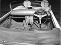 Bild: Berkeley Bandit (1960) - Blick ins Cockpit an der London Motor Show 1960
