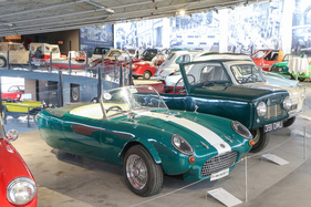 Berkeley T-60 (1959) - dreirädriger Roadster aus England mit 328 cm3 grossem Zweizylinder - Microcars-Sonderschau Pantheon 2022/2023