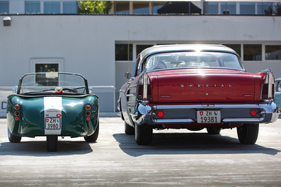 Bild Berkeley T60 - im Grössenvergleich mit dem Buick Special - Dolder Classics September 2016