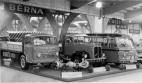 Berna-Lastwagen-Typen, die auf Saurer-Konstruktionen basieren - Genfer Autosalon 1960