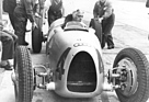 Image: Bernd Rosemeyer during training for the 1936 German Grand Prix