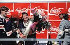 Bernd Schneider, Klaus Ludwig, Siegerin Ellen Lohr, Keke Rosberg (1992)