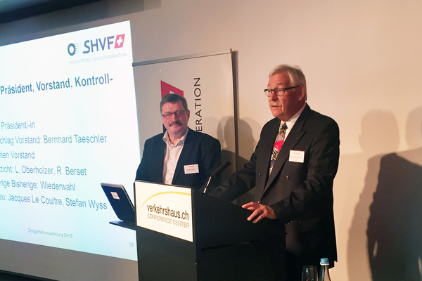 Image: Bernhard Täschler was elected as the new President of the SHVF on April 21, 2018