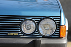 Bertone Cabrio Palinuro (1985) – Doppelscheinwerfer und Namens-Plakette im Kühlergrill