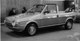 Bertone Fiat Ritmo Cabriolet (1980) - Einzelstück, für viele Cabriolets noch ein Wunschtraum - Genfer Autosalon 1980