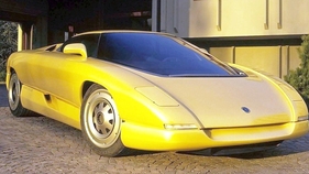 Bertone Nivola (1990) – Der perlmuttgelbe Lack war eine Hommage an das gelbe Fahrertrikot von Tazio Nuvolari