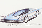 Bertone Nivola (1990) – Schnelle Skizze aus der frühen Phase des Entwurfs