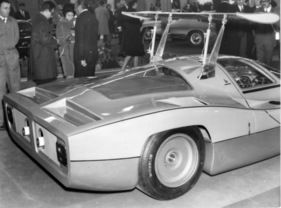 Bertone Panther (1968) - Windflügel mit hydraulischer Betätigung - Genfer Autosalon 1968