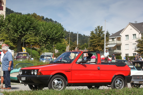 Bertone Ritmo Cabriolet (1985) - mit Henkel, wie das Golf-Cabriolet - Albisgütli Classic Cars & Bikes August 2022