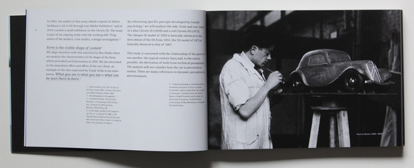 Bild Bertoni bei der Gestaltung des Citroën 11 CV - Buch "The Goddess - La Déesse - Investigations on the Legendary Citroën DS"