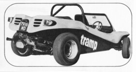 Bespoke Tramp (1971) - soll sich mit besonders geringem Aufwand auf ein Chassis von VW montieren lassen