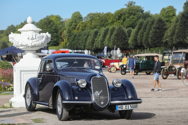 Bild Best of Show: Alfa Romeo 6C 2300 MM Touring Coupé (1938) - 2+2-sitziges Aluminium-Coupé - 19. ASC Classic-Gala Schwetzingen 2023