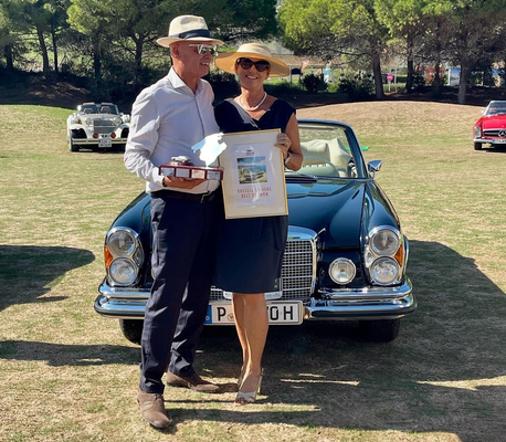 Image: Best of Show Mercedes 280 3.5 - Mallorca Car Week 2025