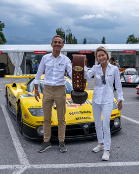 Best of Show wurde der Nissan R390 GT1 von Eric Comas und Isabelle Auvray in CransMontana