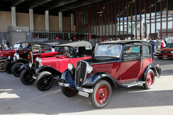 Image: Visitor cars - Pre-war vehicles from Fiat and Citroën - Oldtimermesse St. Gallen 2024