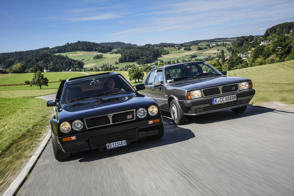 Bild: Biedermann & Brandstifter - Lancia Delta LX 1300 und Lancia Delta S4 - Bremen Classic Motorshow 2023