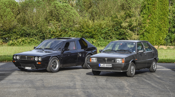 Bild: Biedermann & Brandstifter - Lancia Delta LX 1300 und Lancia Delta S4 - Bremen Classic Motorshow 2023
