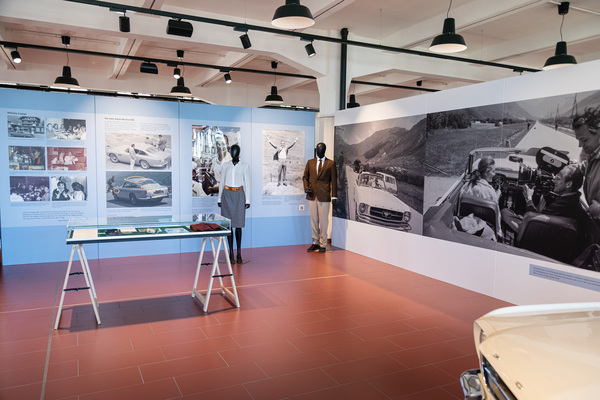 Pictures from the filming of Goldfinger - Emil-Frey-Classics special exhibition "James Bond, Switzerland and the car lust of the 60s